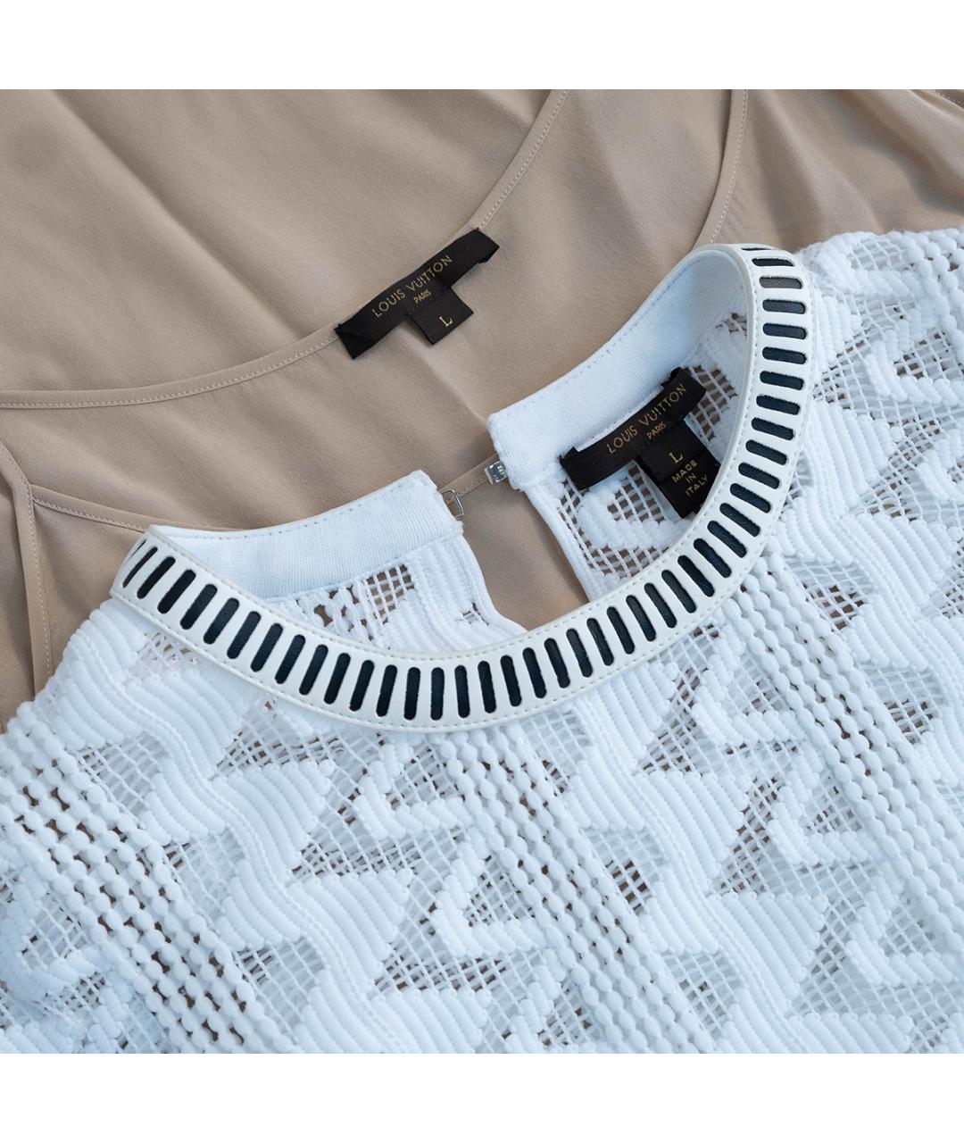LOUIS VUITTON Белое повседневное платье, фото 3