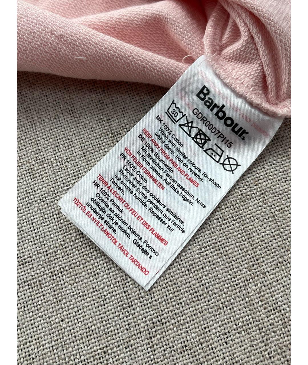 BARBOUR Коралловое хлопковое повседневное платье, фото 6