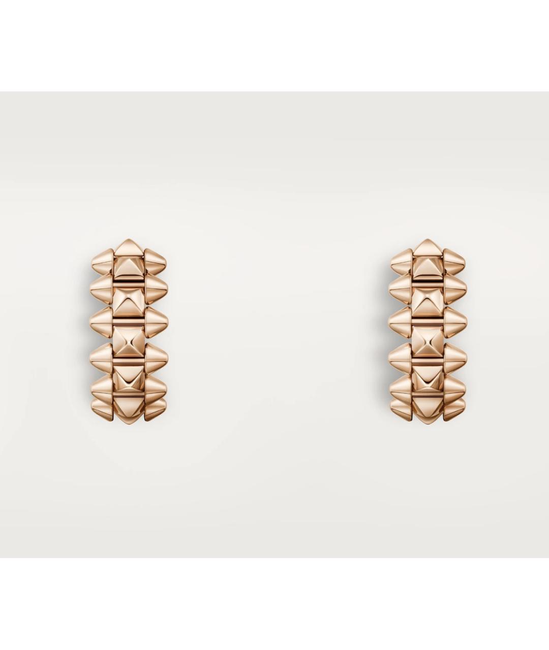 CARTIER Золотые серьги из розового золота, фото 5