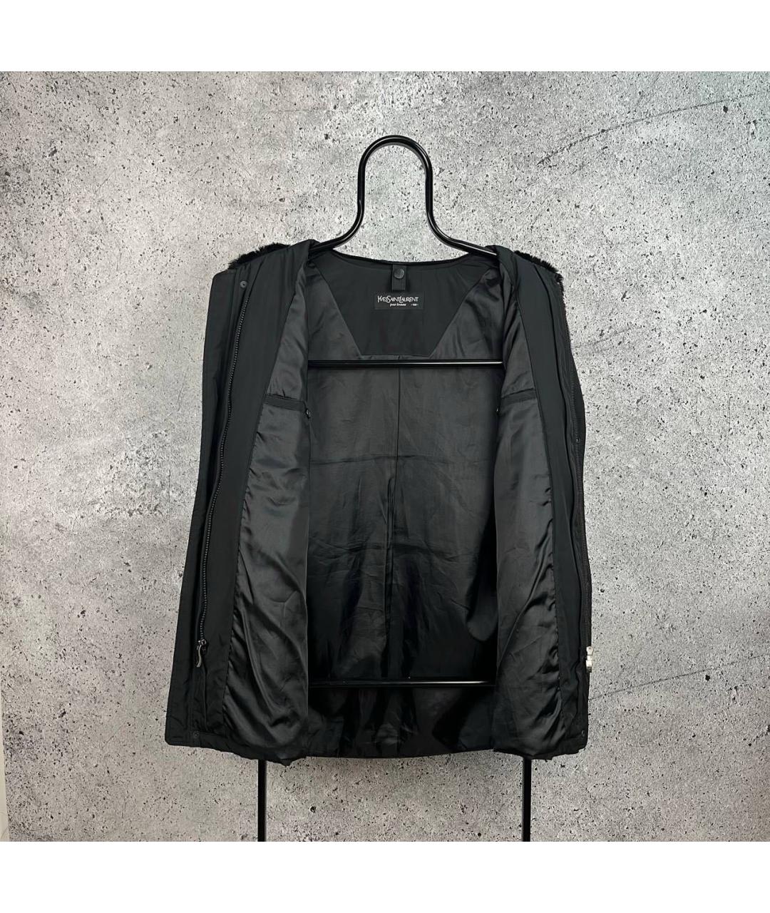 SAINT LAURENT Черная куртка, фото 3