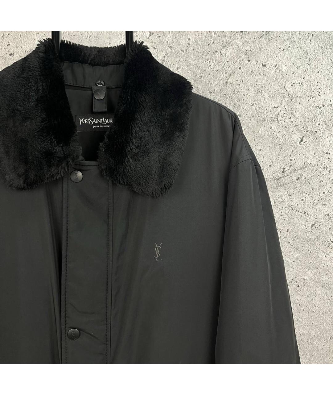 SAINT LAURENT Черная куртка, фото 7