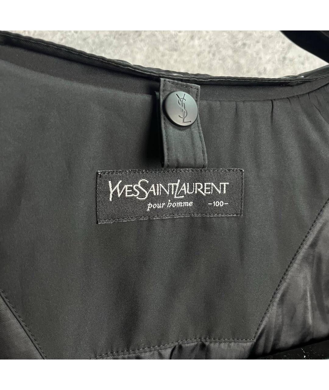 SAINT LAURENT Черная куртка, фото 4