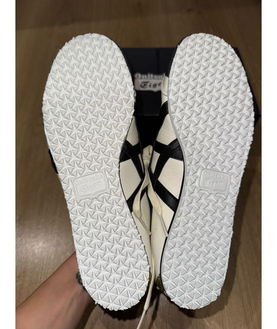 ONITSUKA TIGER Бежевые кожаные кроссовки, фото 3
