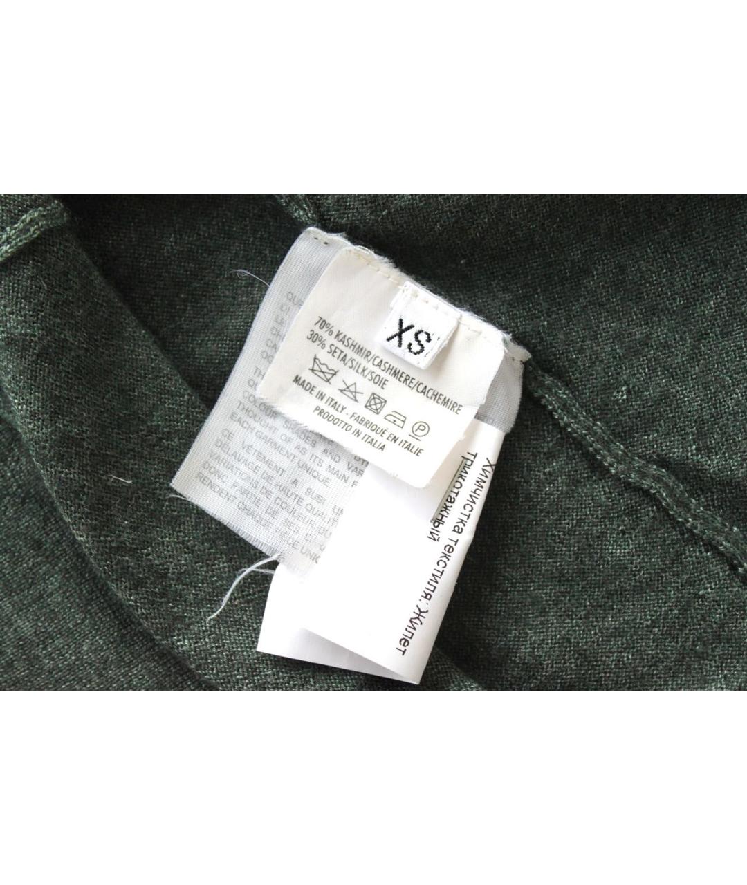 SAINT LAURENT Зеленый кашемировый джемпер / свитер, фото 8
