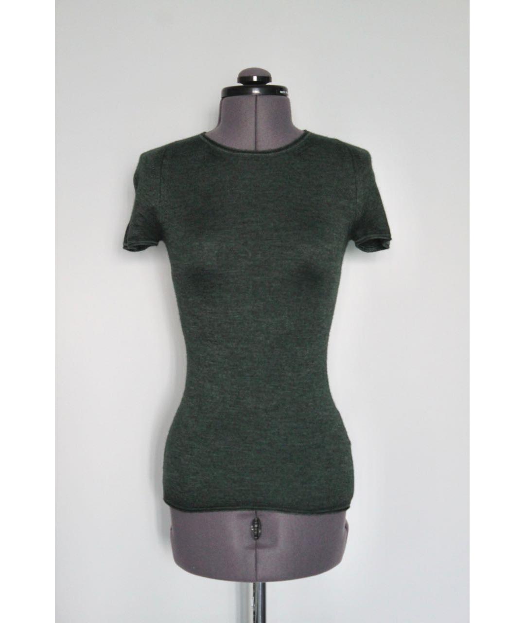 SAINT LAURENT Зеленый кашемировый джемпер / свитер, фото 5