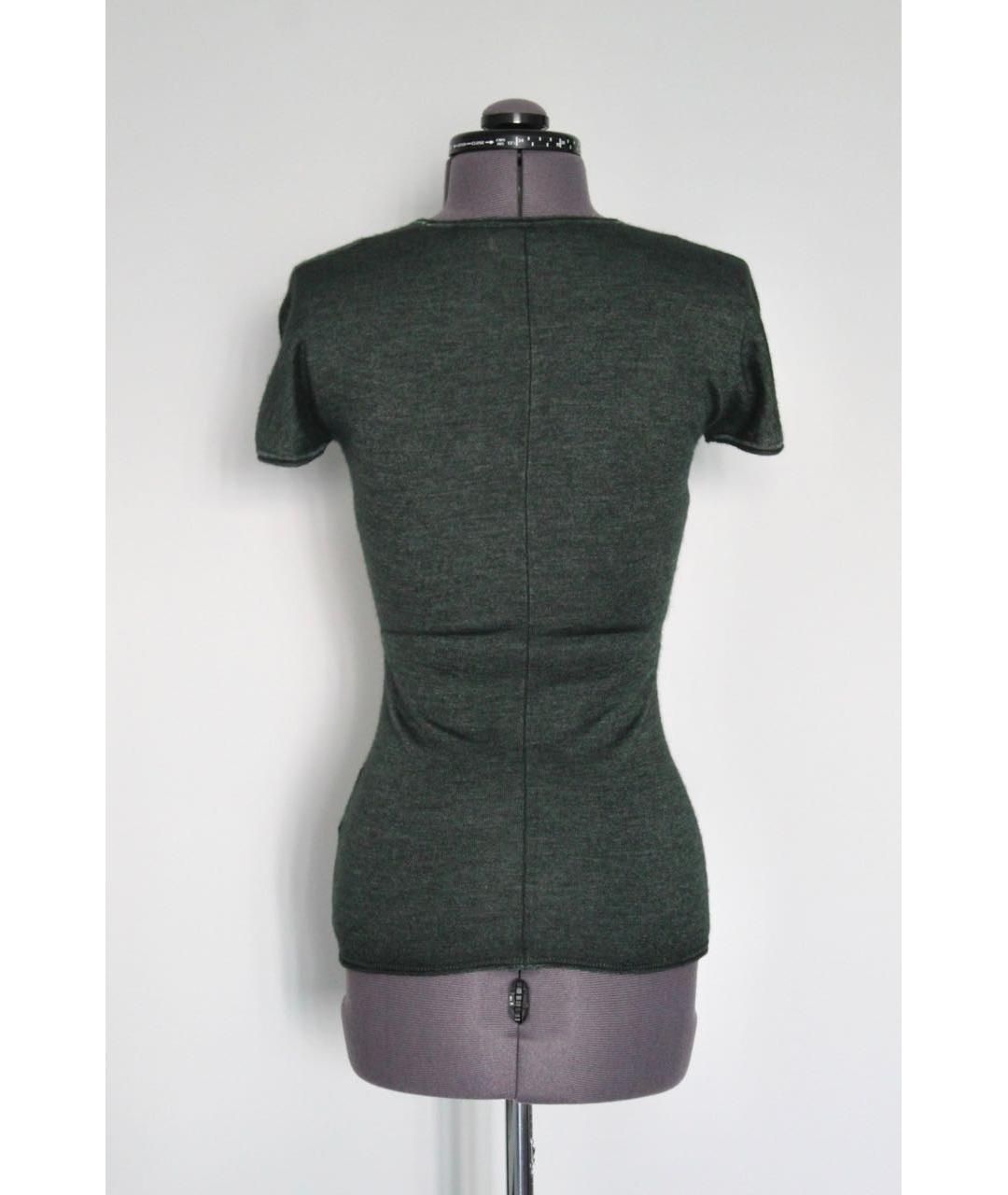 SAINT LAURENT Зеленый кашемировый джемпер / свитер, фото 6