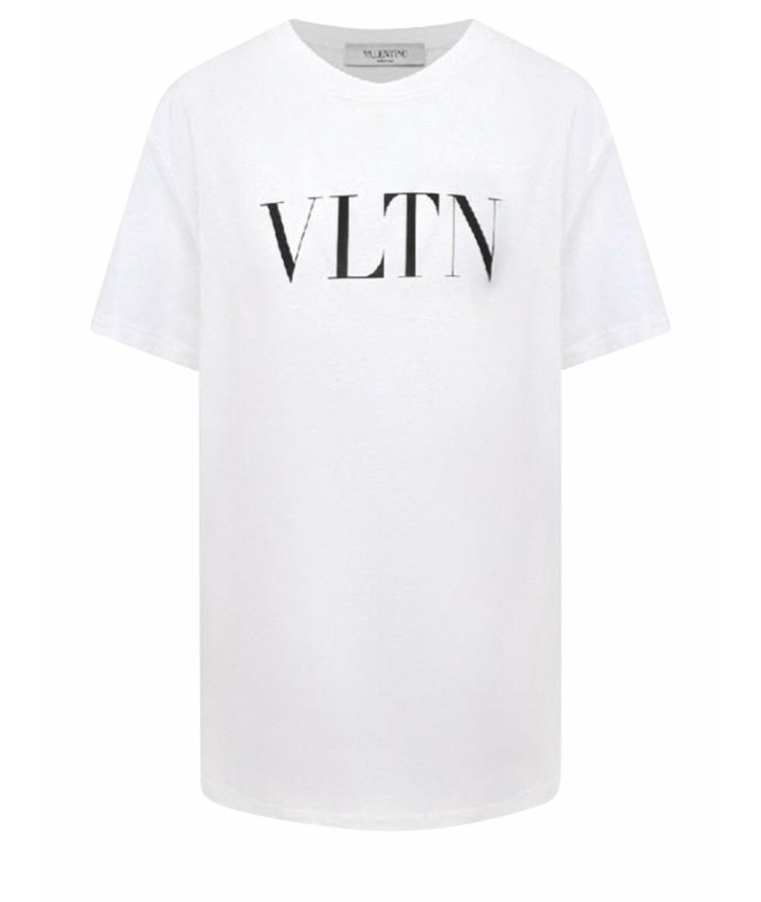 VALENTINO Белая хлопковая футболка, фото 1