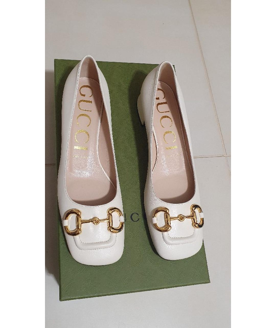 GUCCI Кожаные балетки, фото 2