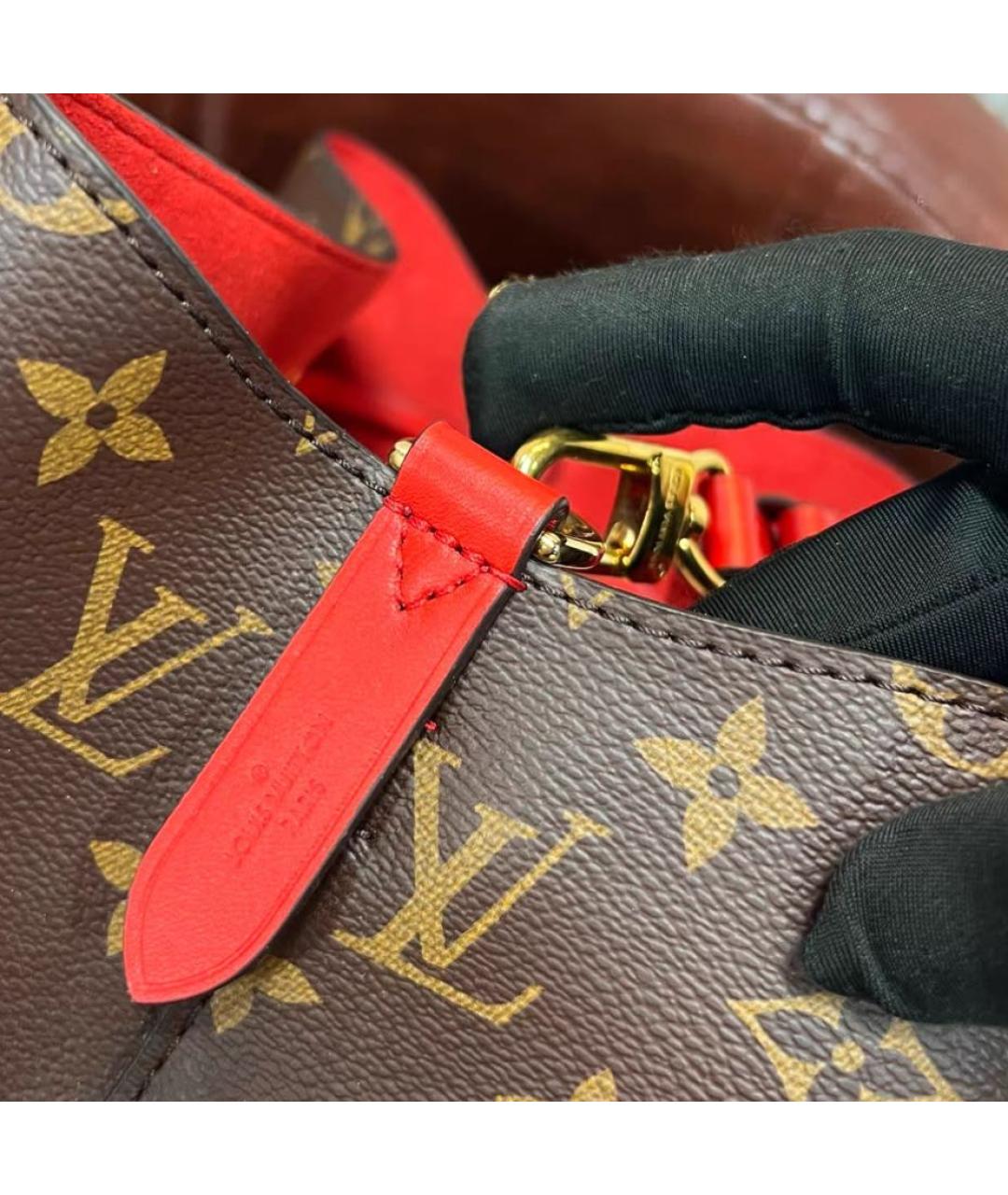 LOUIS VUITTON Коричневая сумка тоут, фото 6