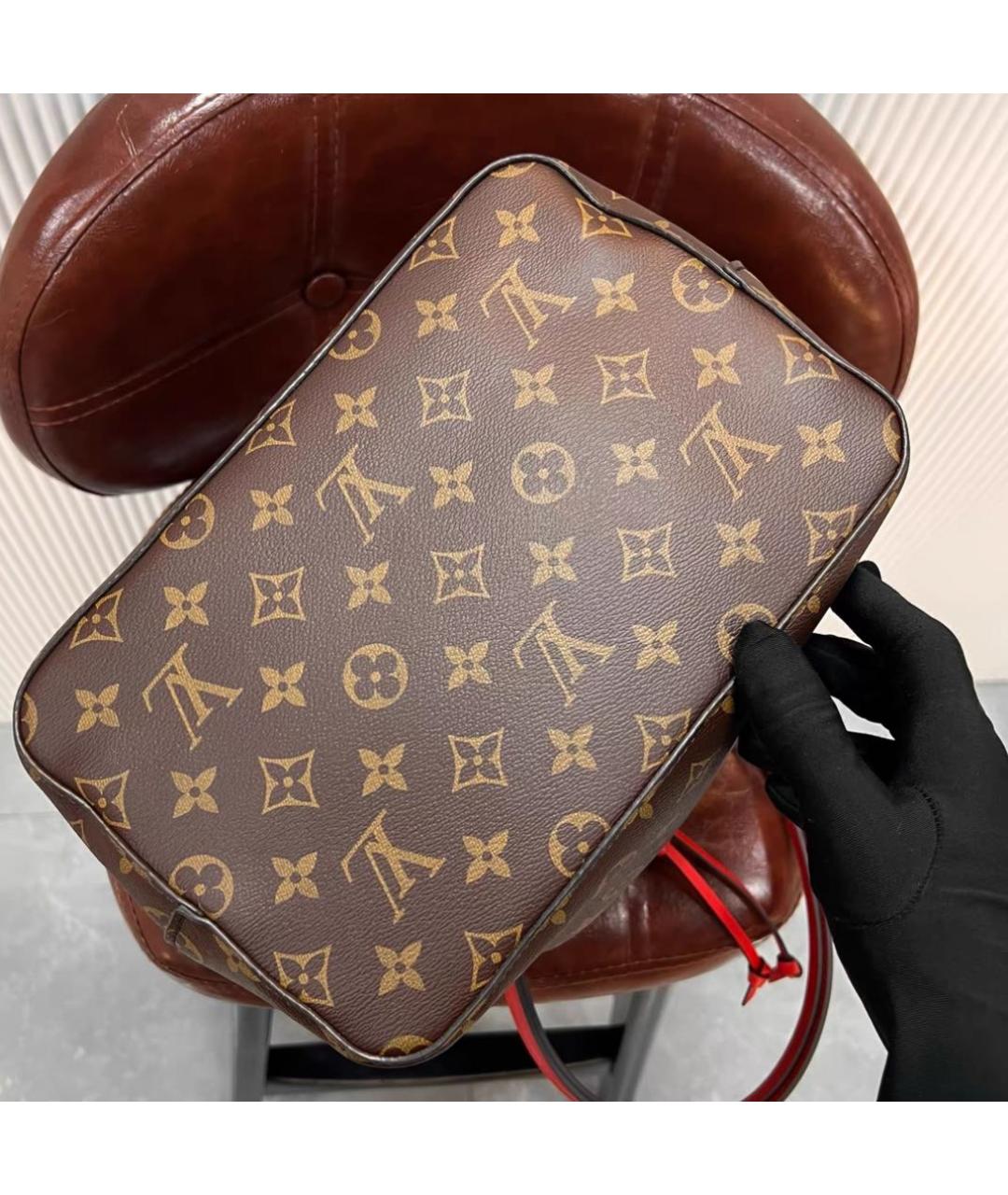 LOUIS VUITTON Коричневая сумка тоут, фото 5