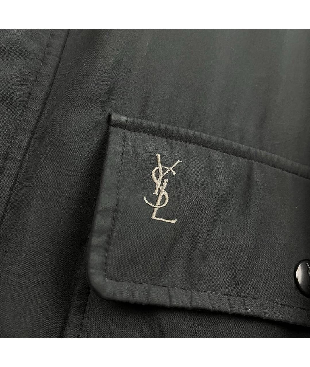 SAINT LAURENT Черная куртка, фото 6
