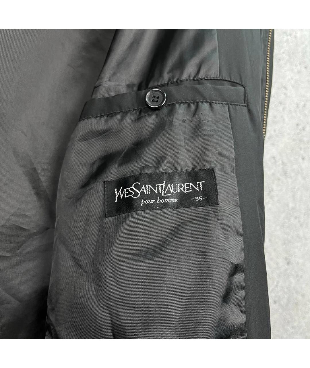 SAINT LAURENT Черная куртка, фото 4