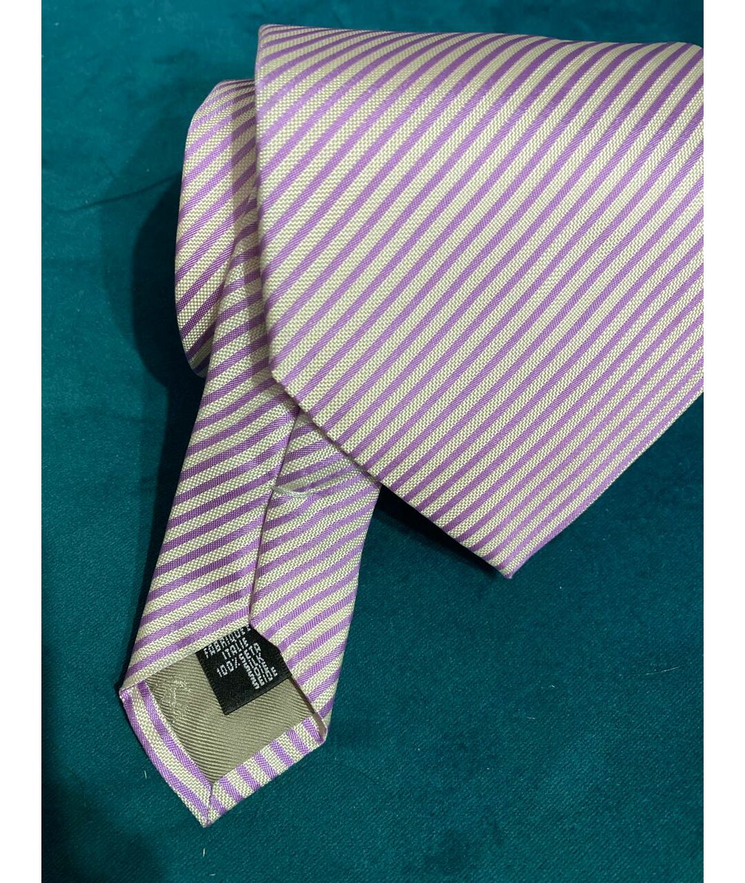 GIORGIO ARMANI Розовый шелковый галстук, фото 2