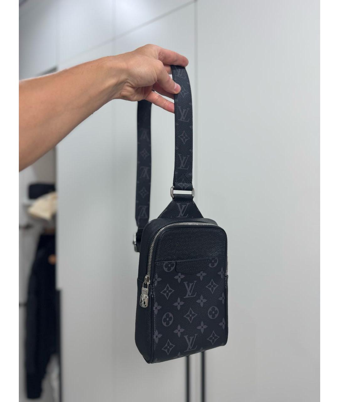 LOUIS VUITTON Черная сумка на плечо, фото 2