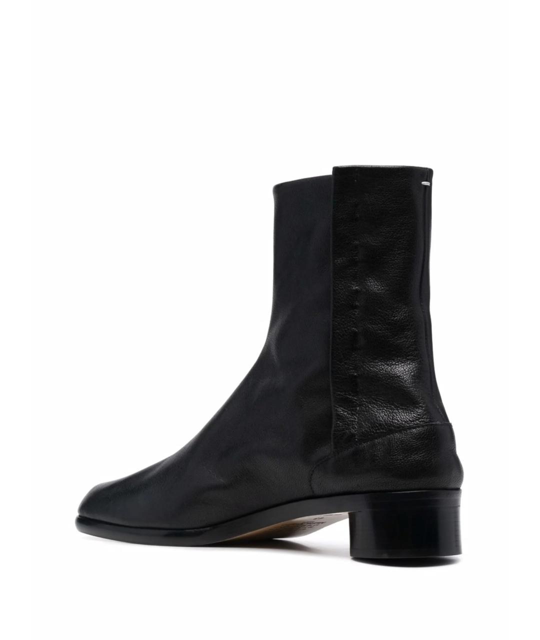 MAISON MARGIELA Кожаные высокие ботинки, фото 3