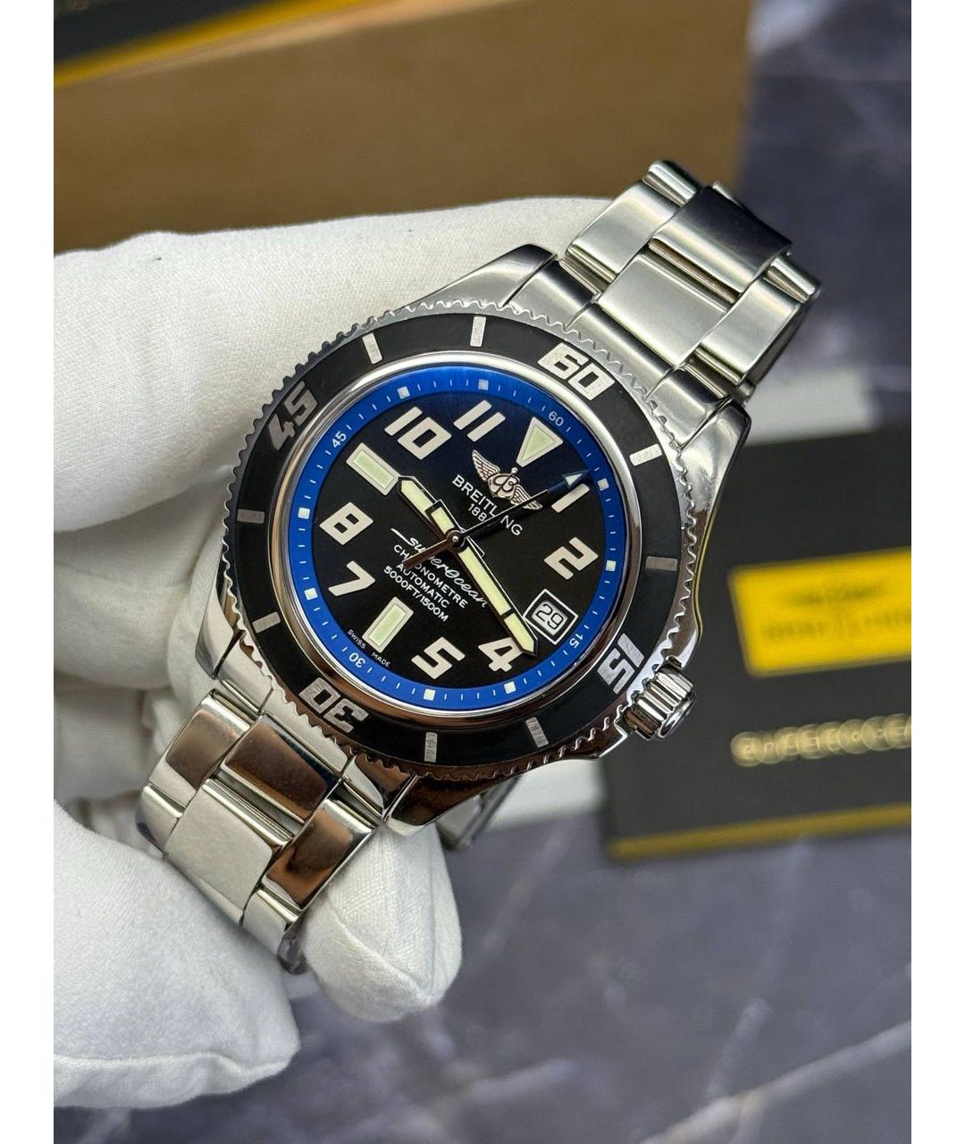 BREITLING Синие часы, фото 2