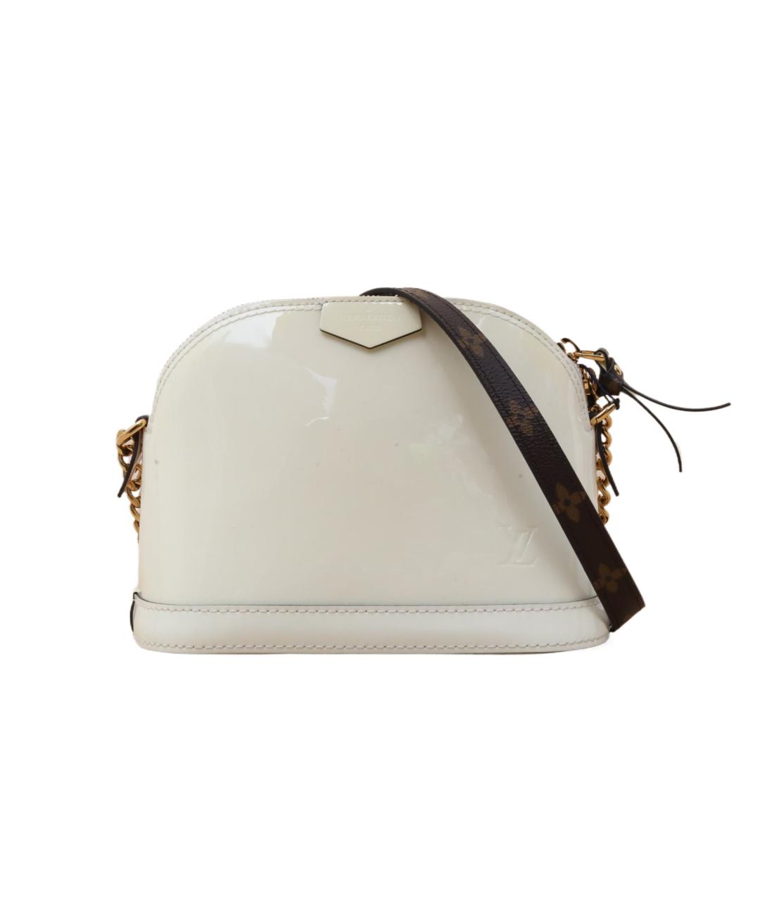 LOUIS VUITTON Белая кожаная сумка через плечо, фото 1