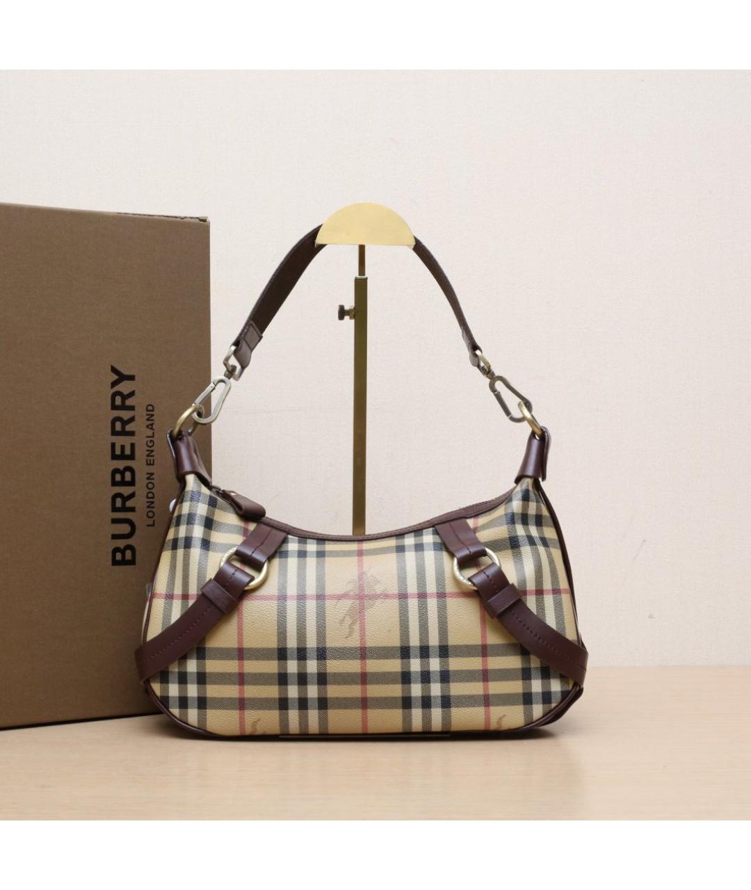 BURBERRY Коричневая сумка через плечо, фото 10
