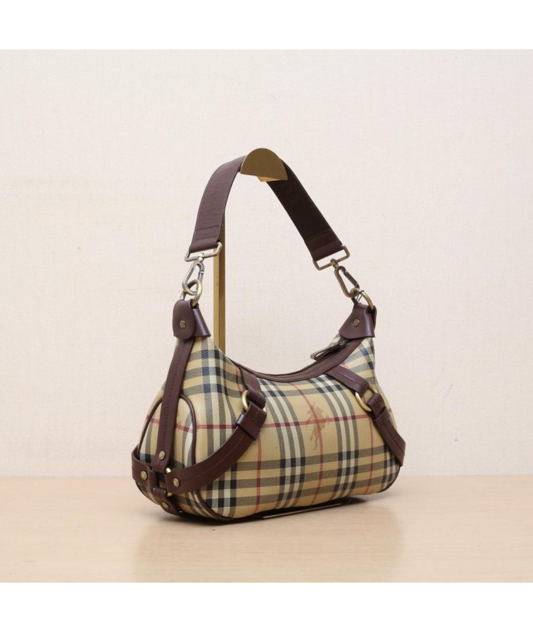 BURBERRY Коричневая сумка через плечо, фото 6