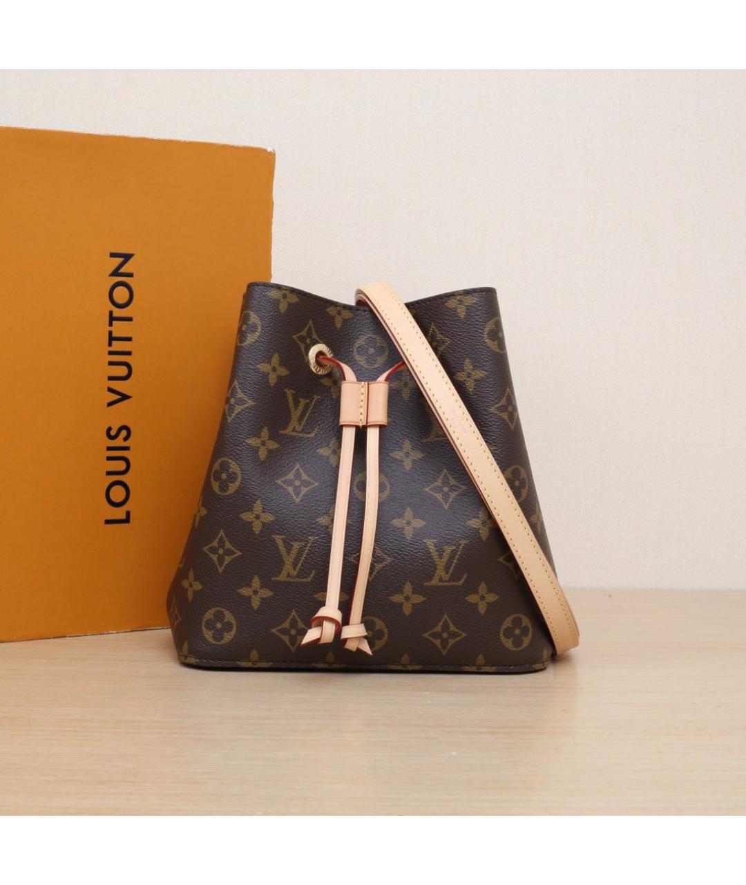 LOUIS VUITTON Коричневая сумка через плечо, фото 2