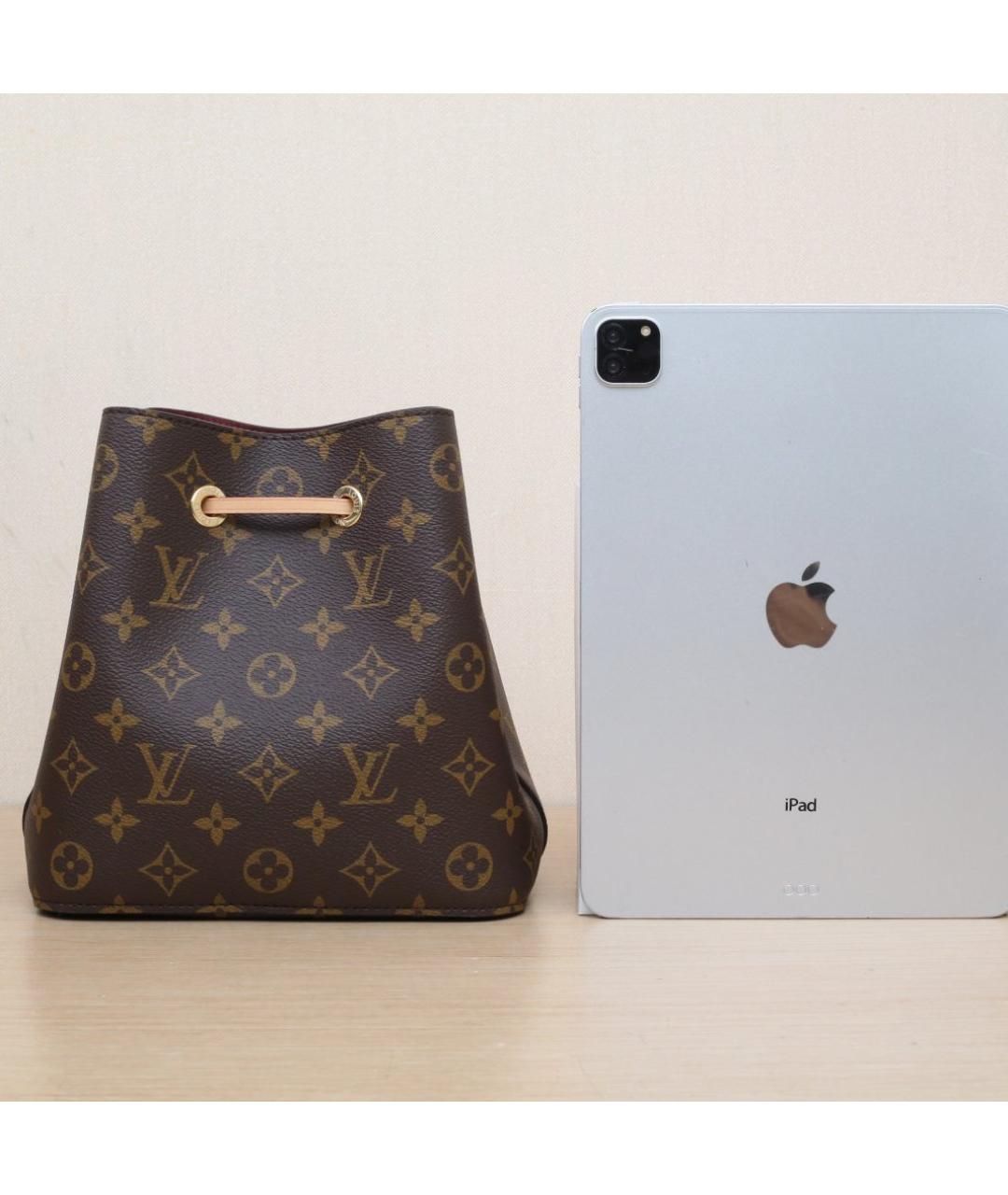 LOUIS VUITTON Коричневая сумка через плечо, фото 7