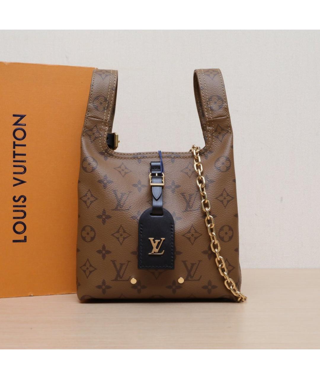 LOUIS VUITTON Коричневая сумка через плечо, фото 2