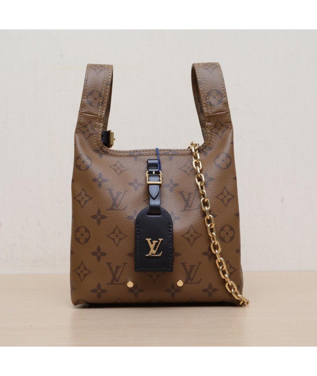 LOUIS VUITTON Коричневая сумка через плечо, фото 3