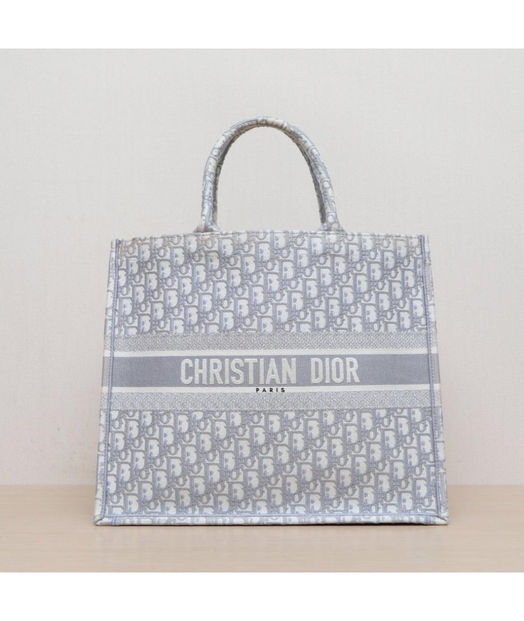 CHRISTIAN DIOR Голубая сумка с короткими ручками, фото 3