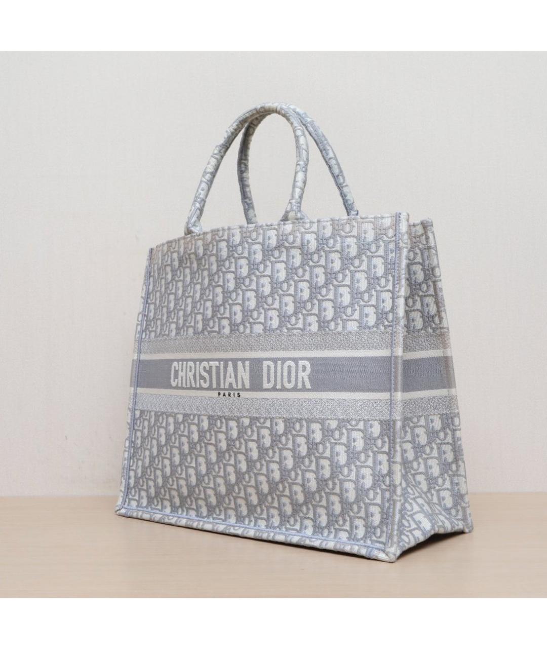 CHRISTIAN DIOR Голубая сумка с короткими ручками, фото 4