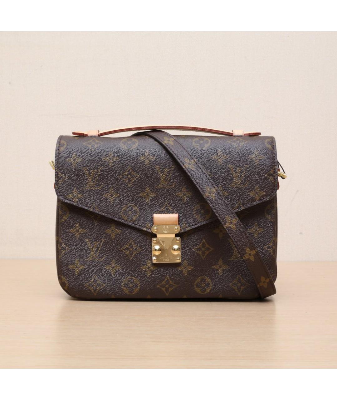LOUIS VUITTON Коричневая сумка через плечо, фото 3