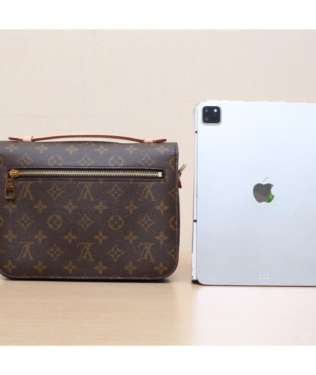 LOUIS VUITTON Коричневая сумка через плечо, фото 7