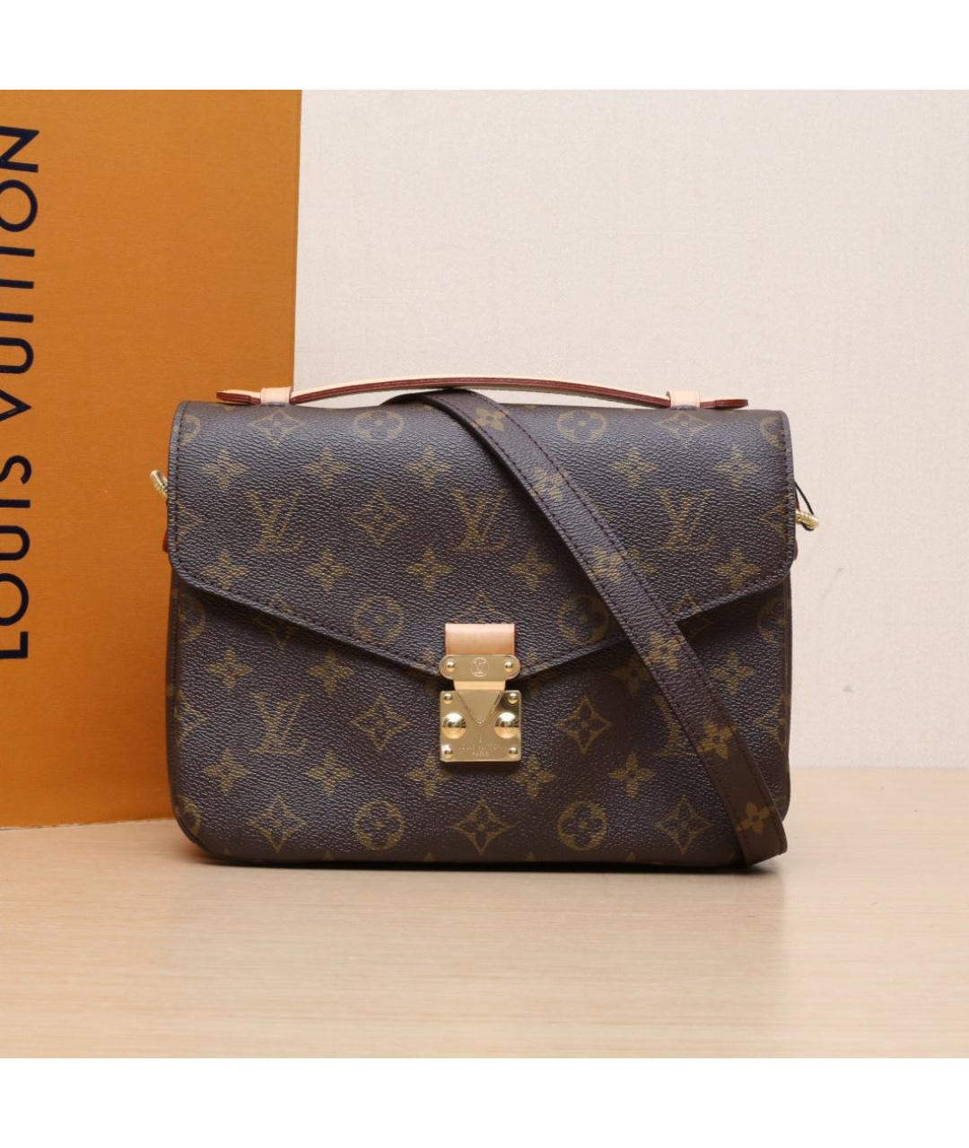 LOUIS VUITTON Коричневая сумка через плечо, фото 2