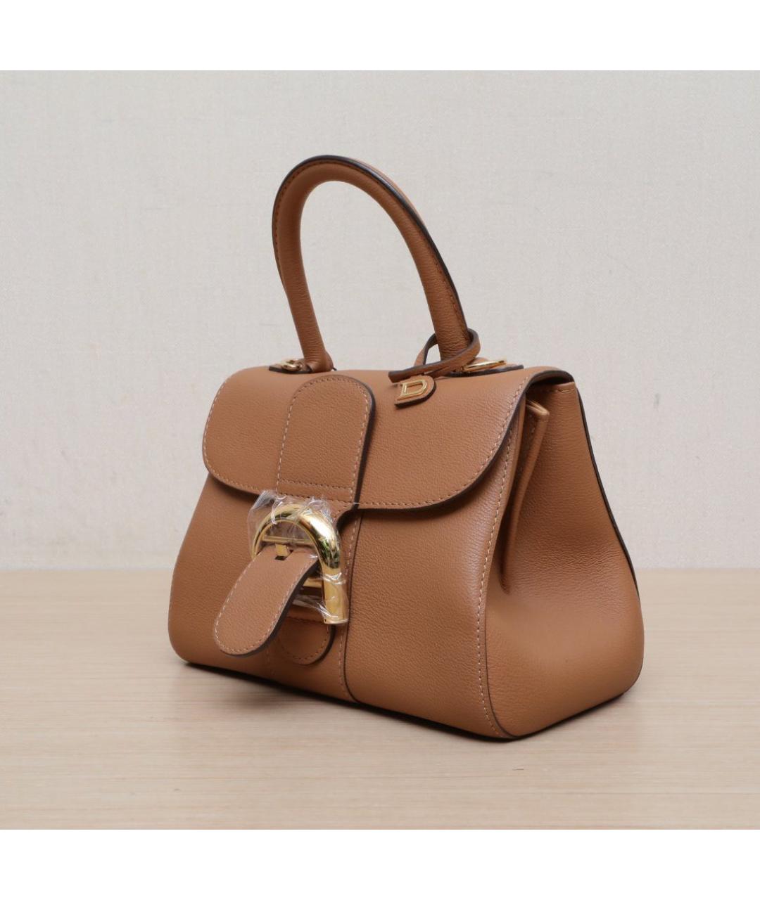 DELVAUX Коричневая кожаная сумка через плечо, фото 4