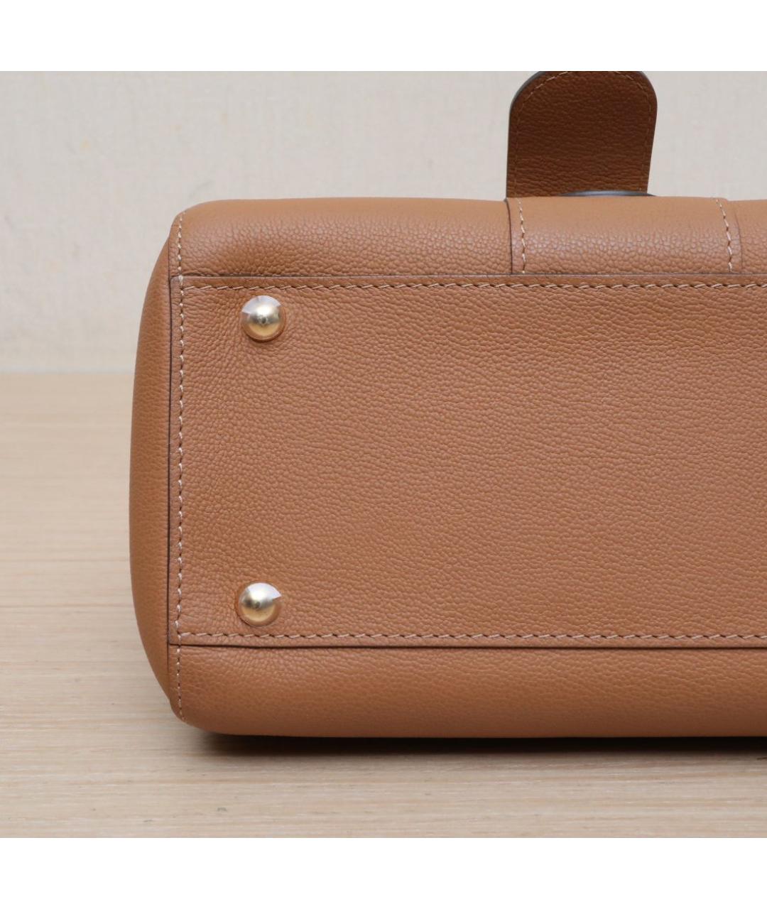DELVAUX Коричневая кожаная сумка через плечо, фото 9
