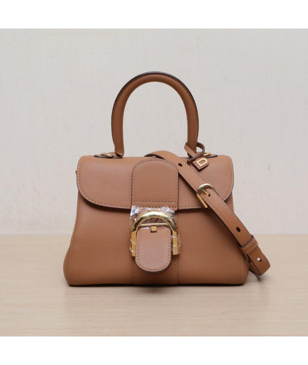 DELVAUX Коричневая кожаная сумка через плечо, фото 3