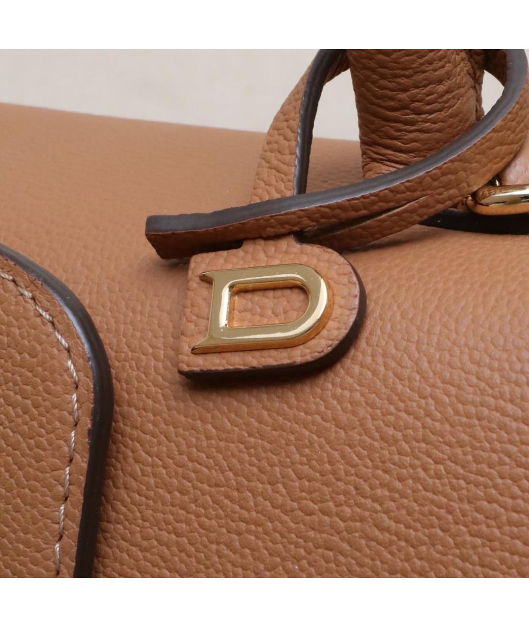 DELVAUX Коричневая кожаная сумка через плечо, фото 8