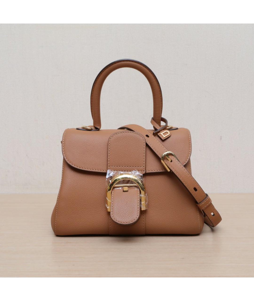 DELVAUX Коричневая кожаная сумка через плечо, фото 2