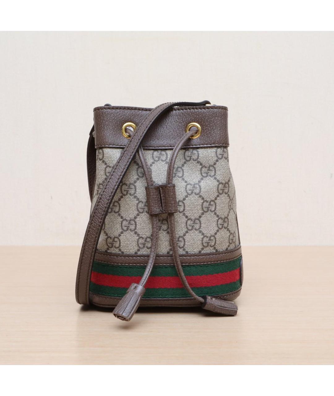 GUCCI Коричневая сумка через плечо, фото 3