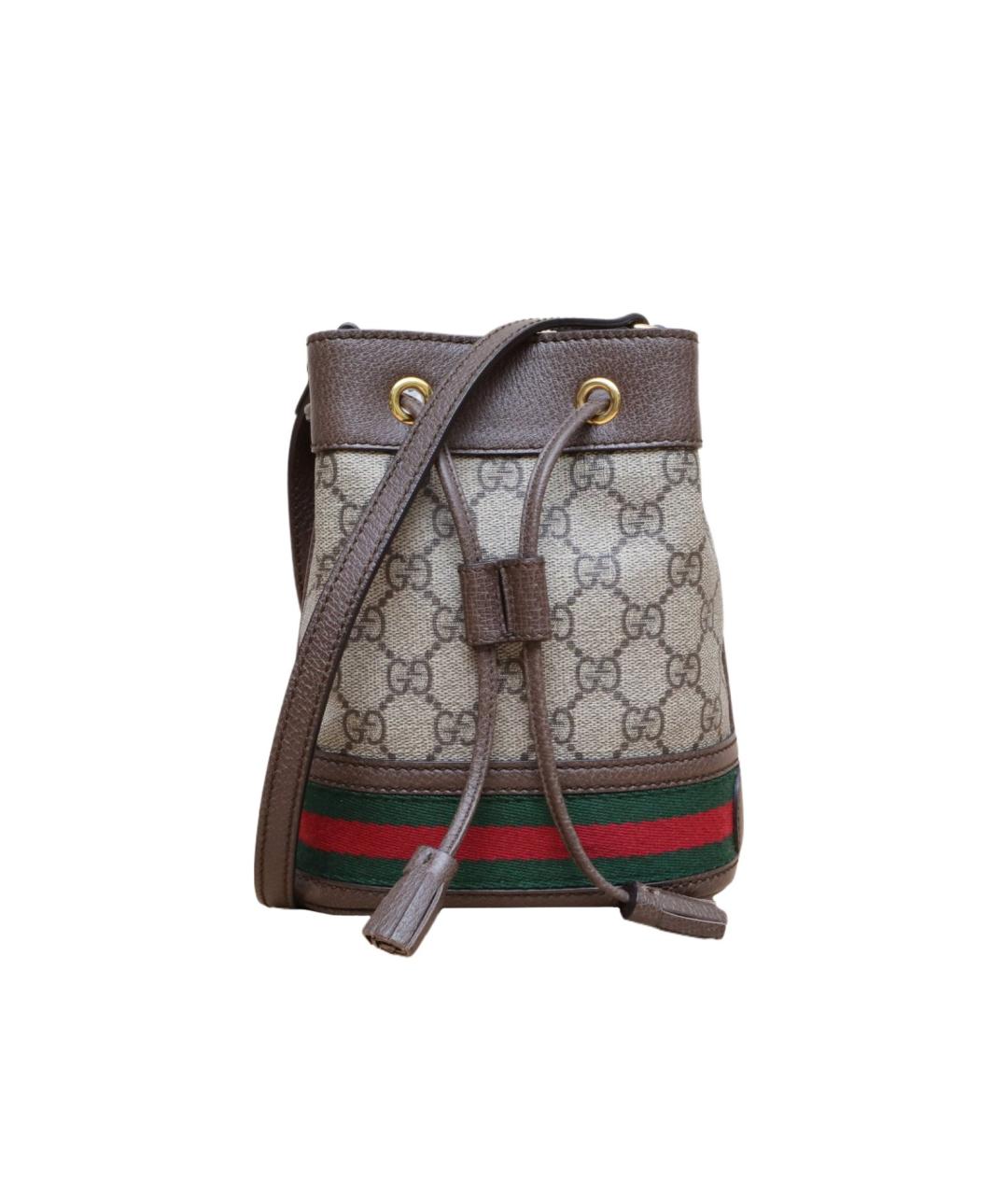 GUCCI Коричневая сумка через плечо, фото 1