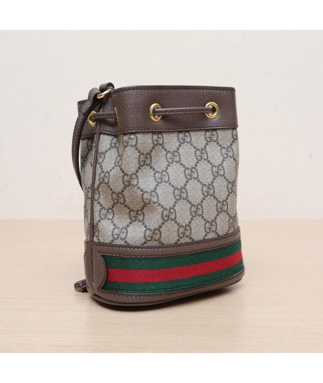 GUCCI Коричневая сумка через плечо, фото 6