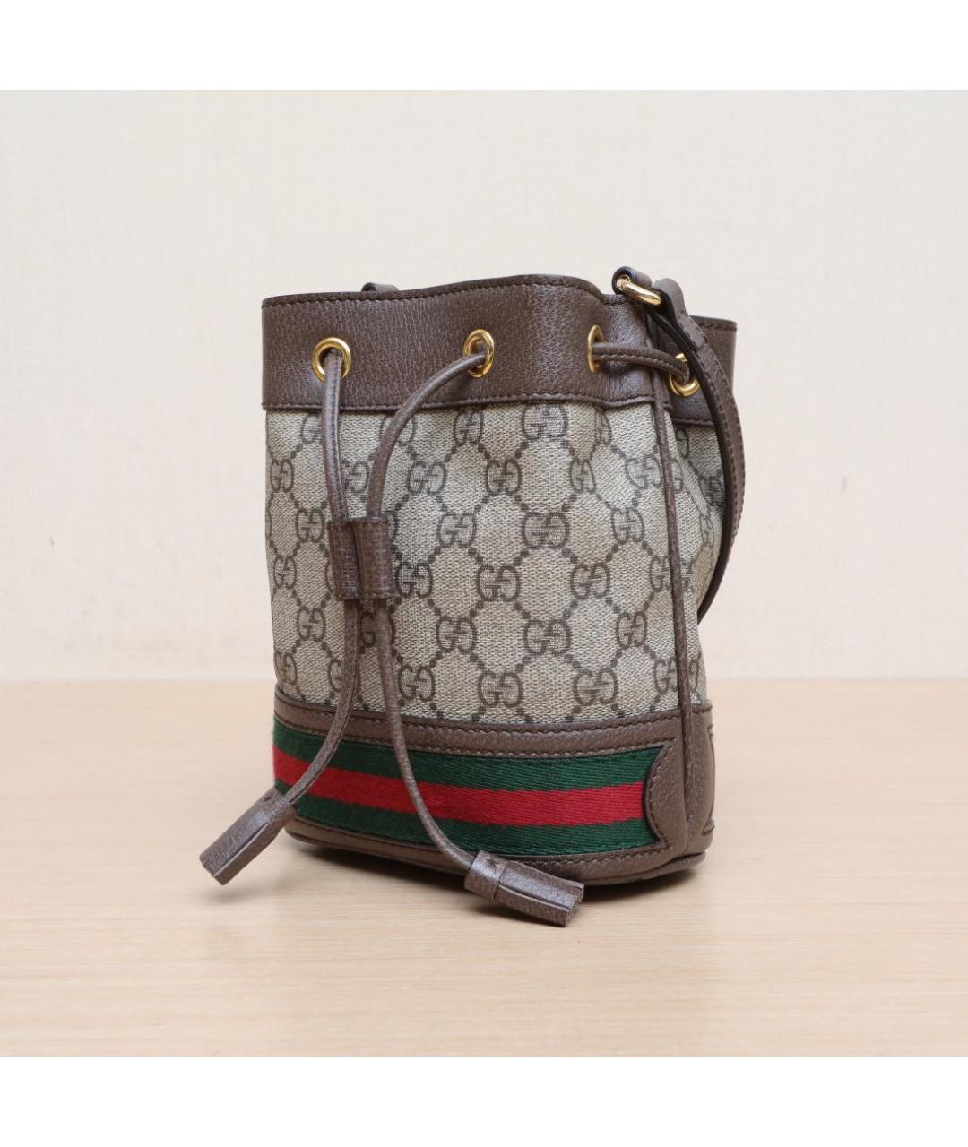 GUCCI Коричневая сумка через плечо, фото 4