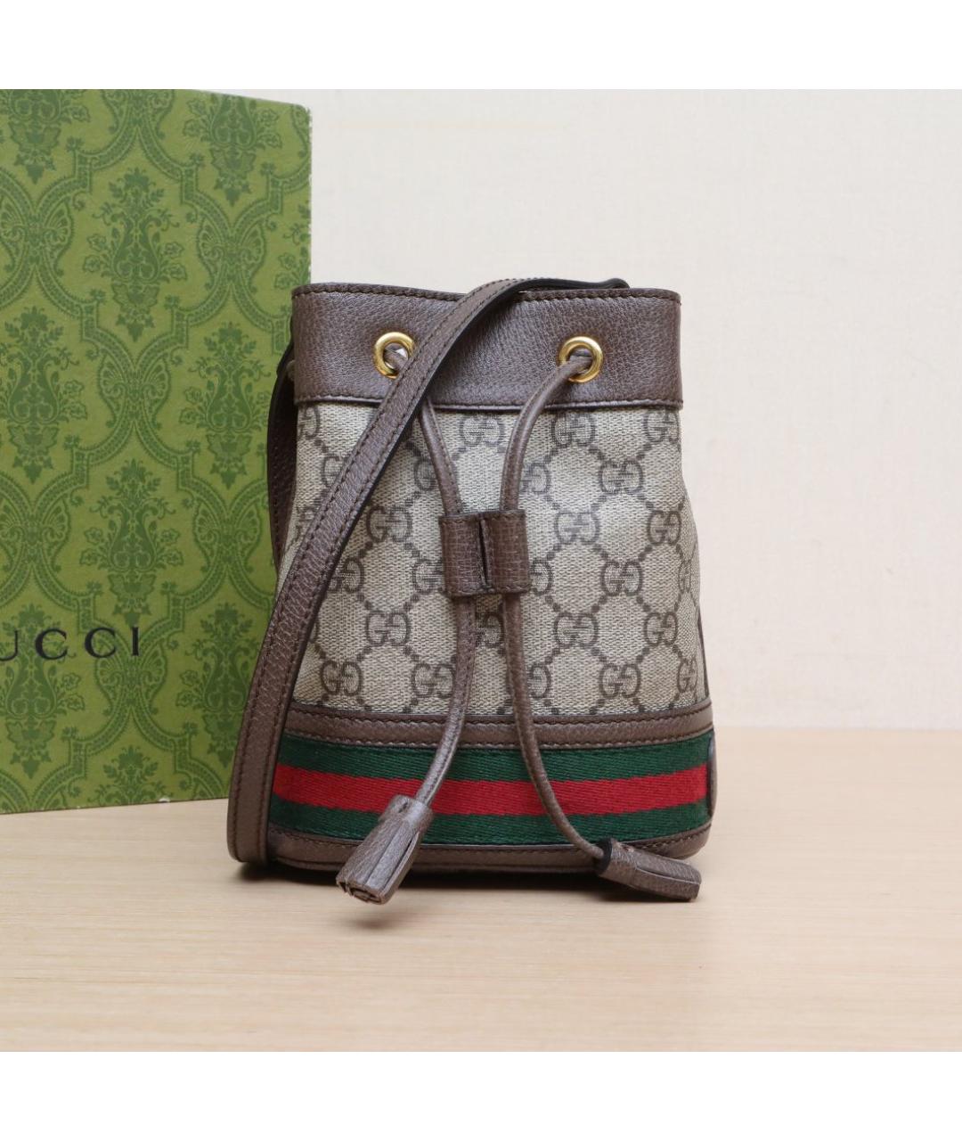 GUCCI Коричневая сумка через плечо, фото 2