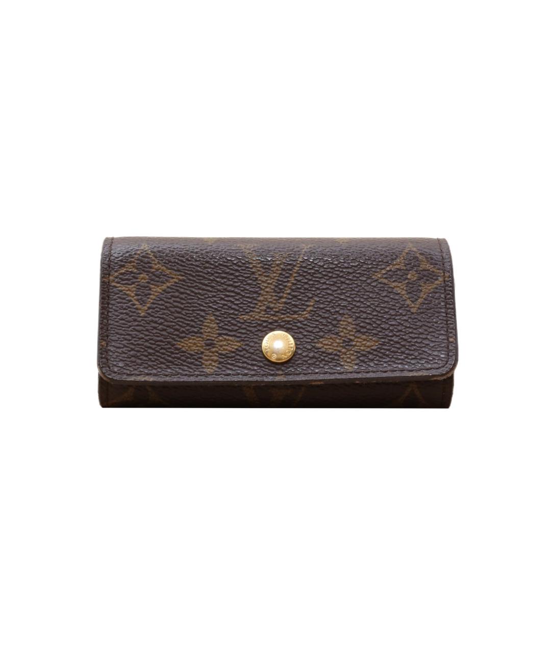 LOUIS VUITTON Коричневая ключница, фото 1