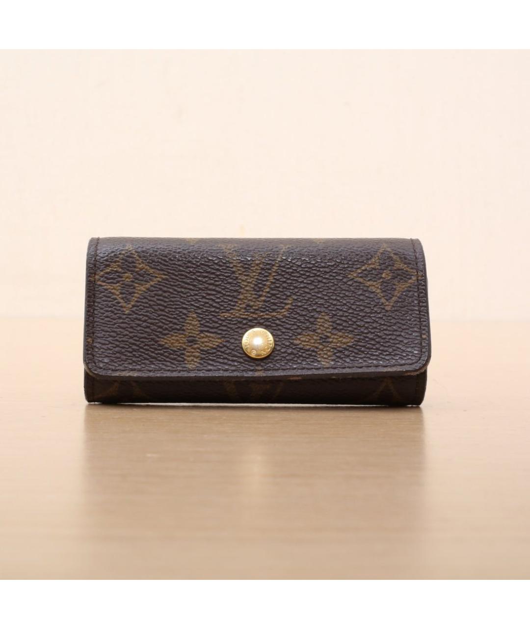 LOUIS VUITTON Коричневая ключница, фото 3