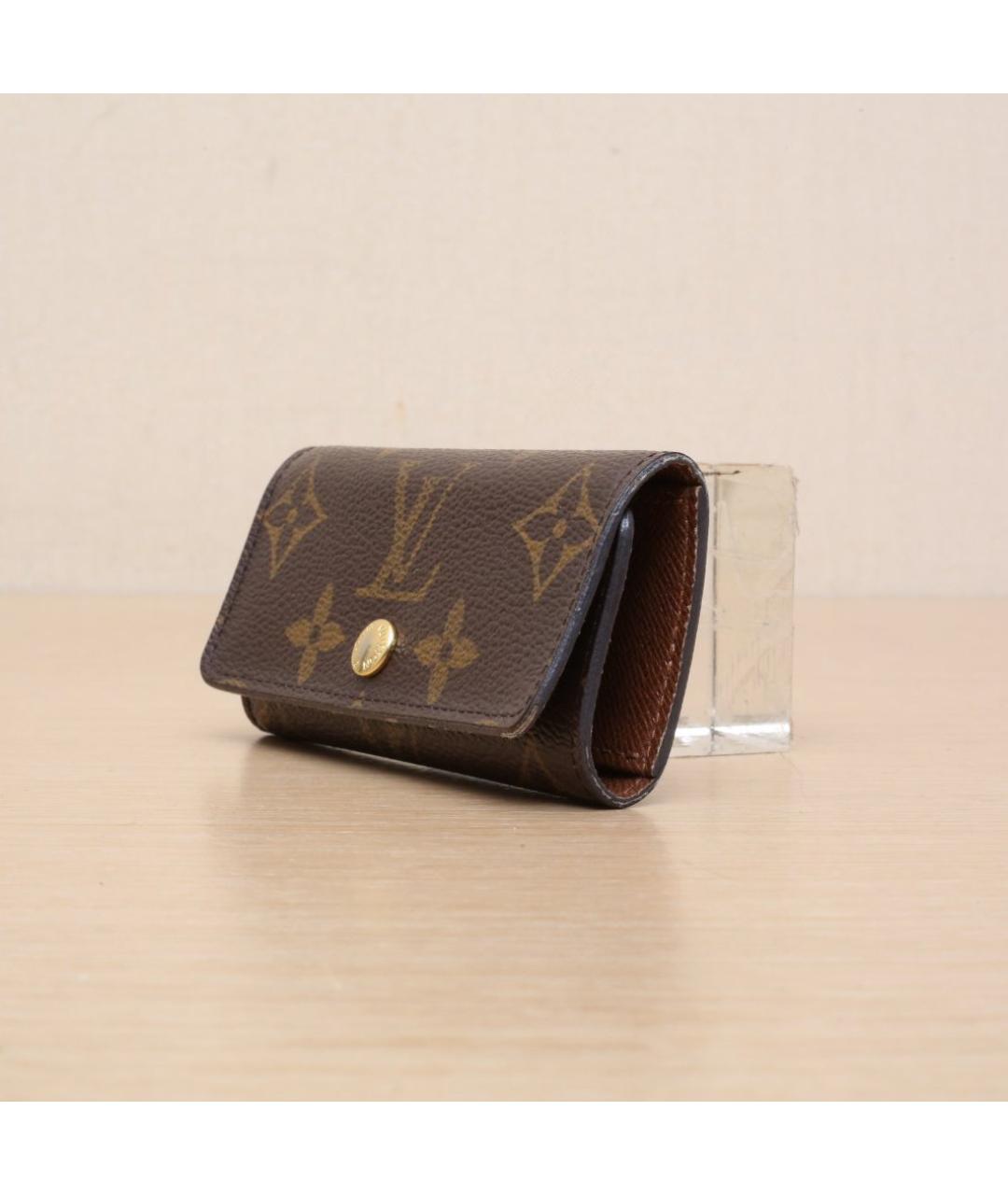 LOUIS VUITTON Коричневая ключница, фото 4