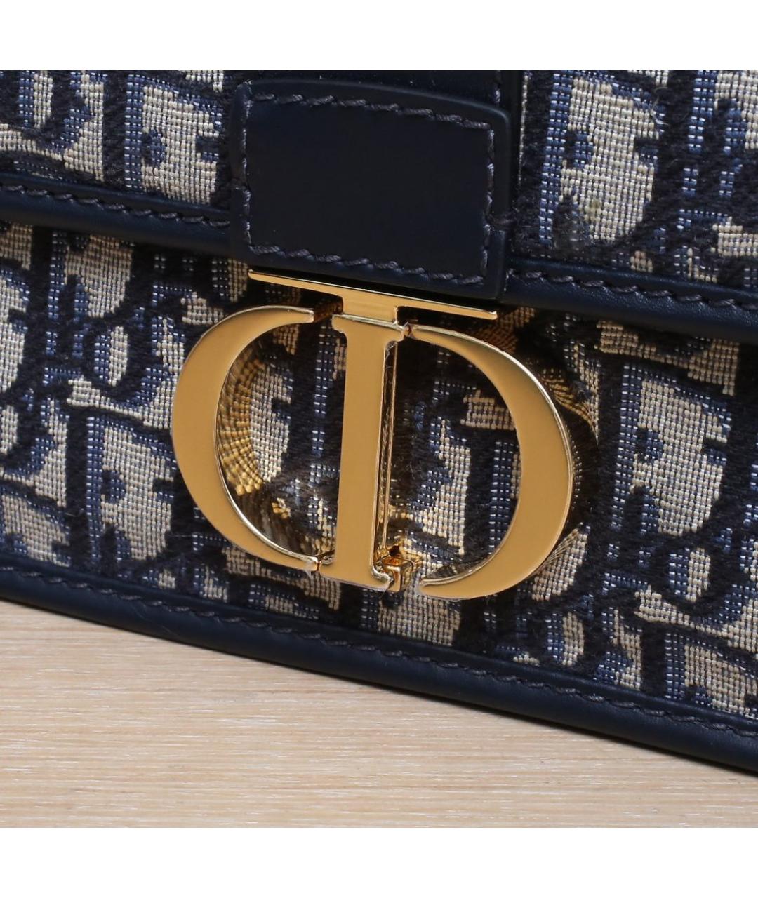 CHRISTIAN DIOR Темно-синяя сумка через плечо, фото 8