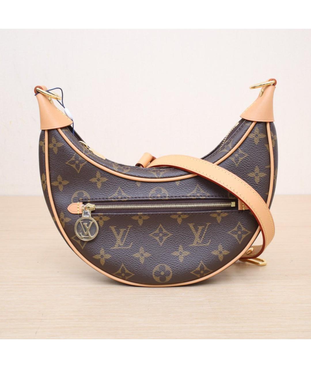 LOUIS VUITTON Коричневая сумка через плечо, фото 3