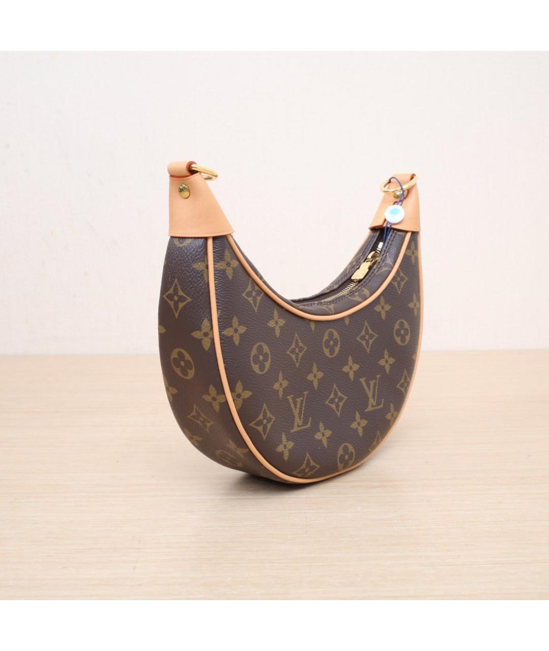LOUIS VUITTON Коричневая сумка через плечо, фото 6