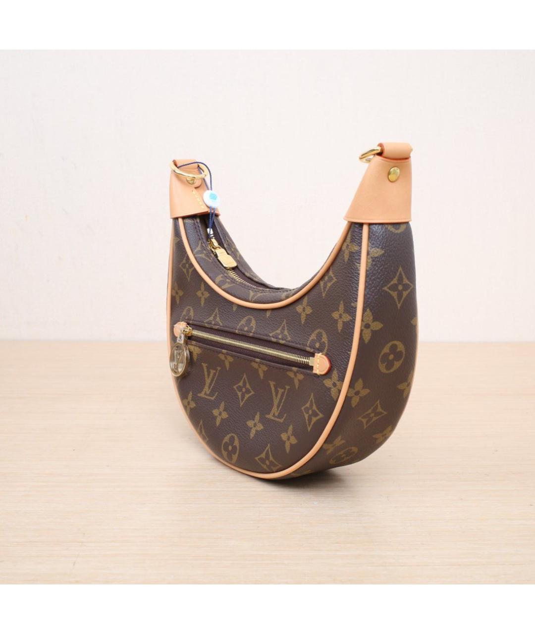 LOUIS VUITTON Коричневая сумка через плечо, фото 4