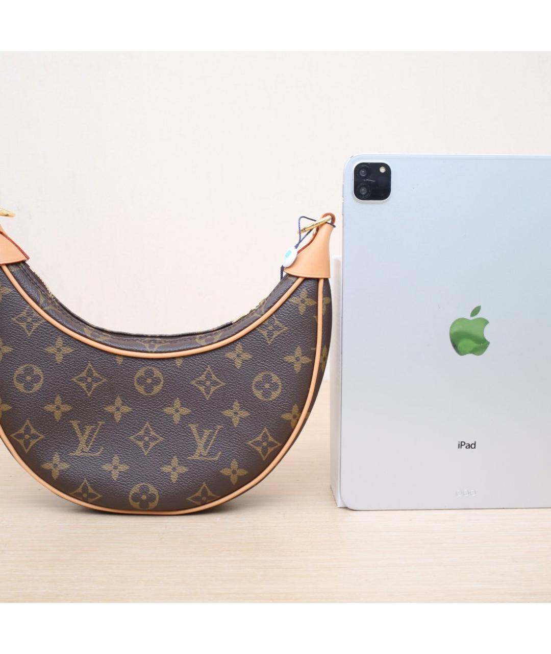 LOUIS VUITTON Коричневая сумка через плечо, фото 7